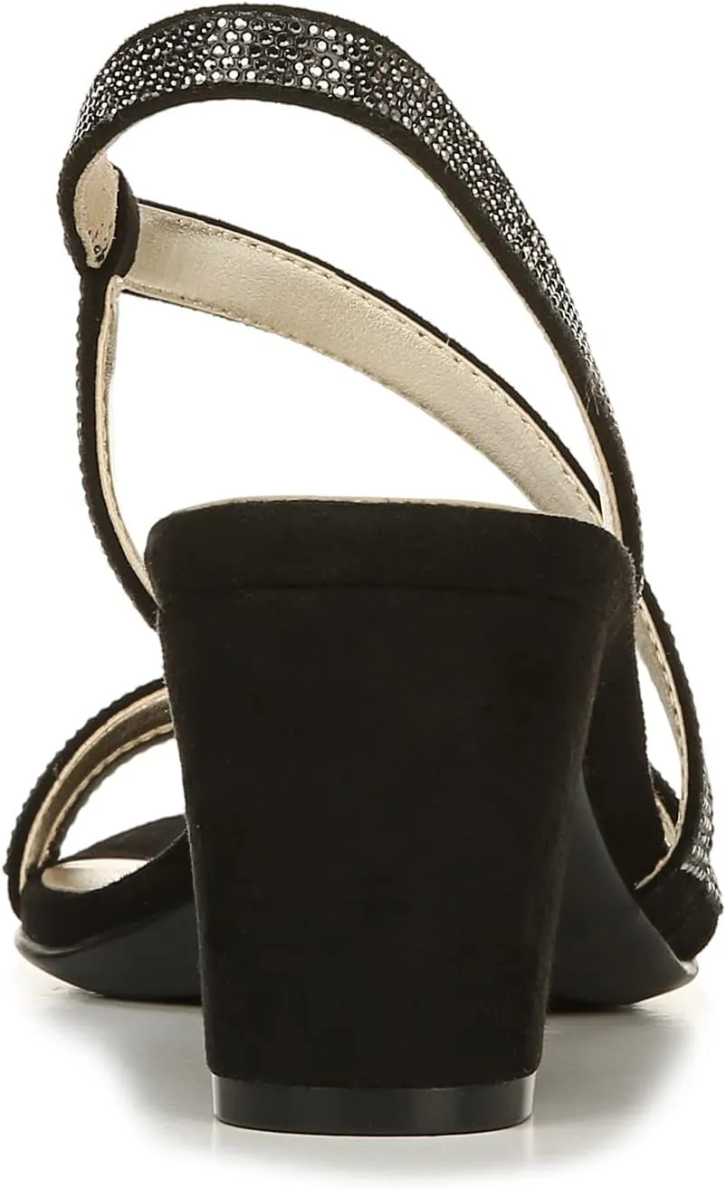 Naturalizer Women's Vanessa2 Rhinestone Embellished Strappy Heeled Sandal