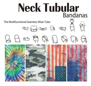 Neck Gaiter Multi Function Face And Neck Cover Tubular Bandana