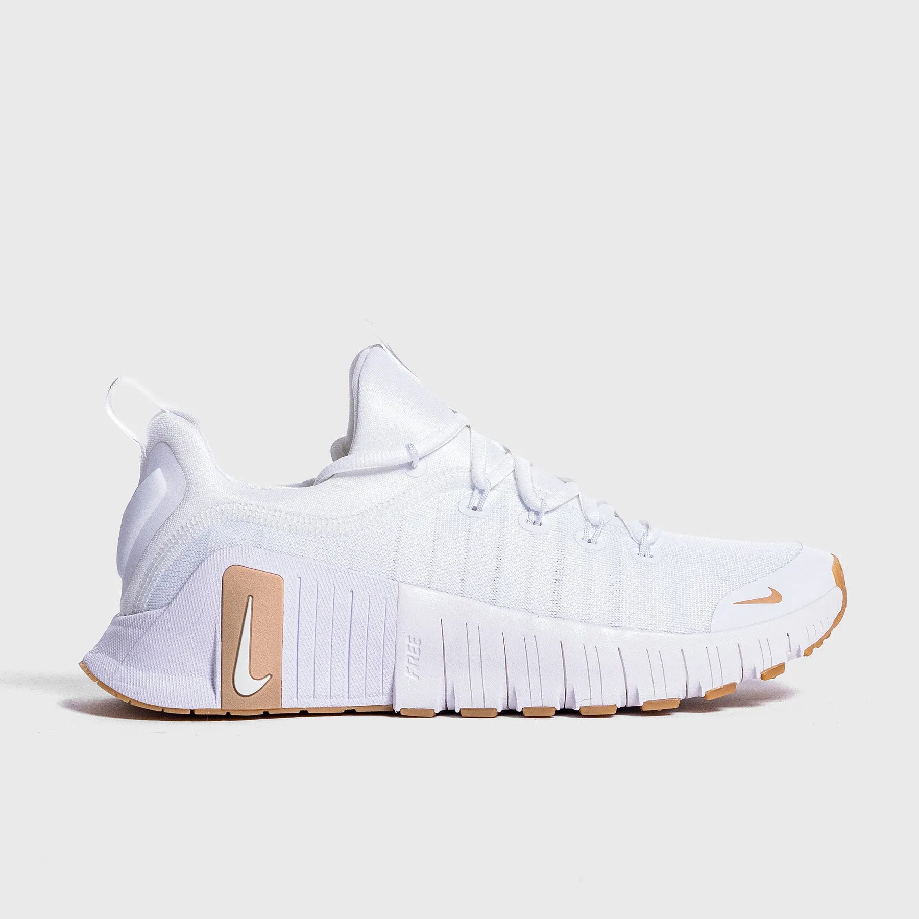 Nike - Free Metcon 6 Men's Training Shoes - WHITE/HEMP-GUM LIGHT BROWN