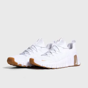 Nike - Free Metcon 6 Men's Training Shoes - WHITE/HEMP-GUM LIGHT BROWN