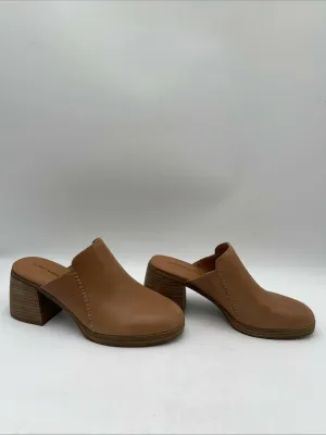 NWOB Women’s Lucky Brand Qewel Mule Brown Size 9M/40 - Like New