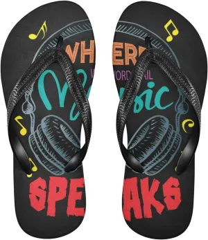 Oyihfvs Flip Flops Flip Sandal Home Slippers Hotel Spa Bedroom for Men Women XS-XXL