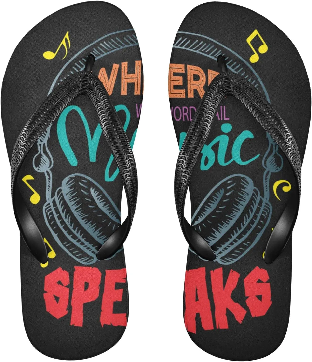 Oyihfvs Flip Flops Flip Sandal Home Slippers Hotel Spa Bedroom for Men Women XS-XXL