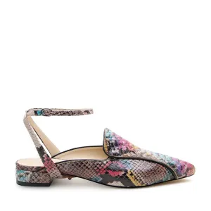 Painted Snake Pointed Loafer   Marilyn Strap