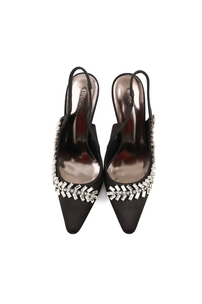 Party Wear Sling Back I47215-Black