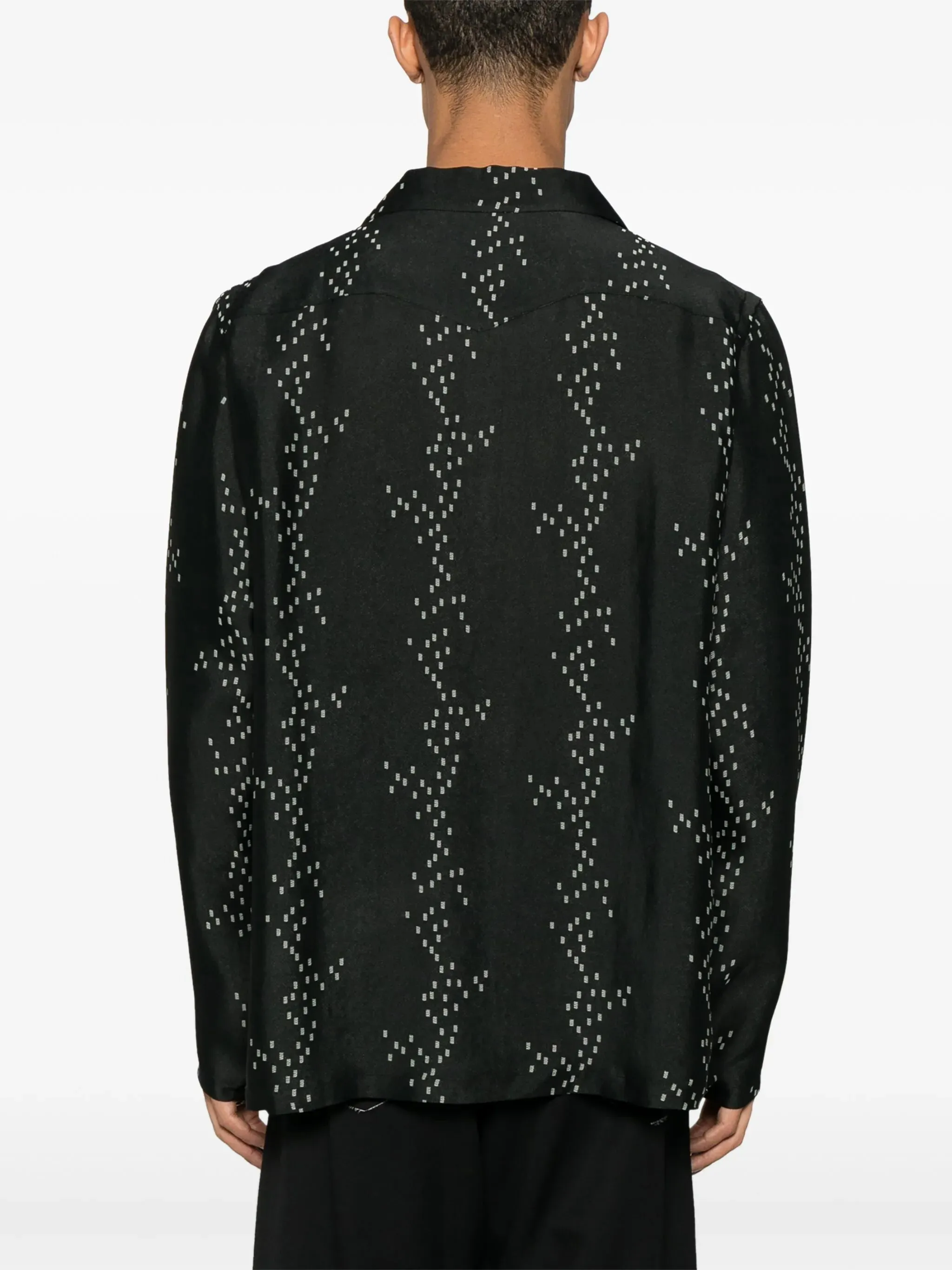 Patterned-jacquard Shirt