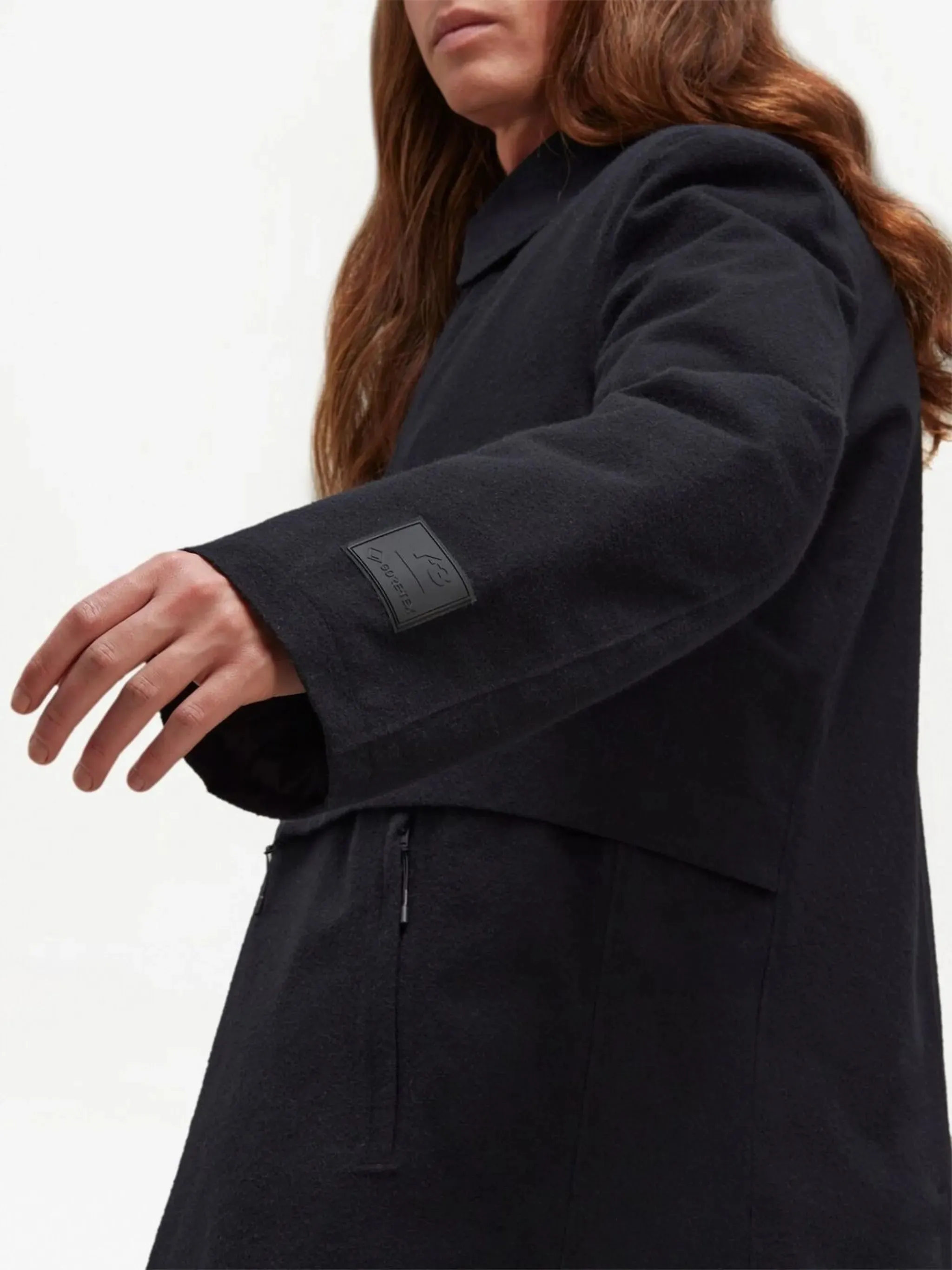 pointed-collar Members-only deal single-breasted Automated coat