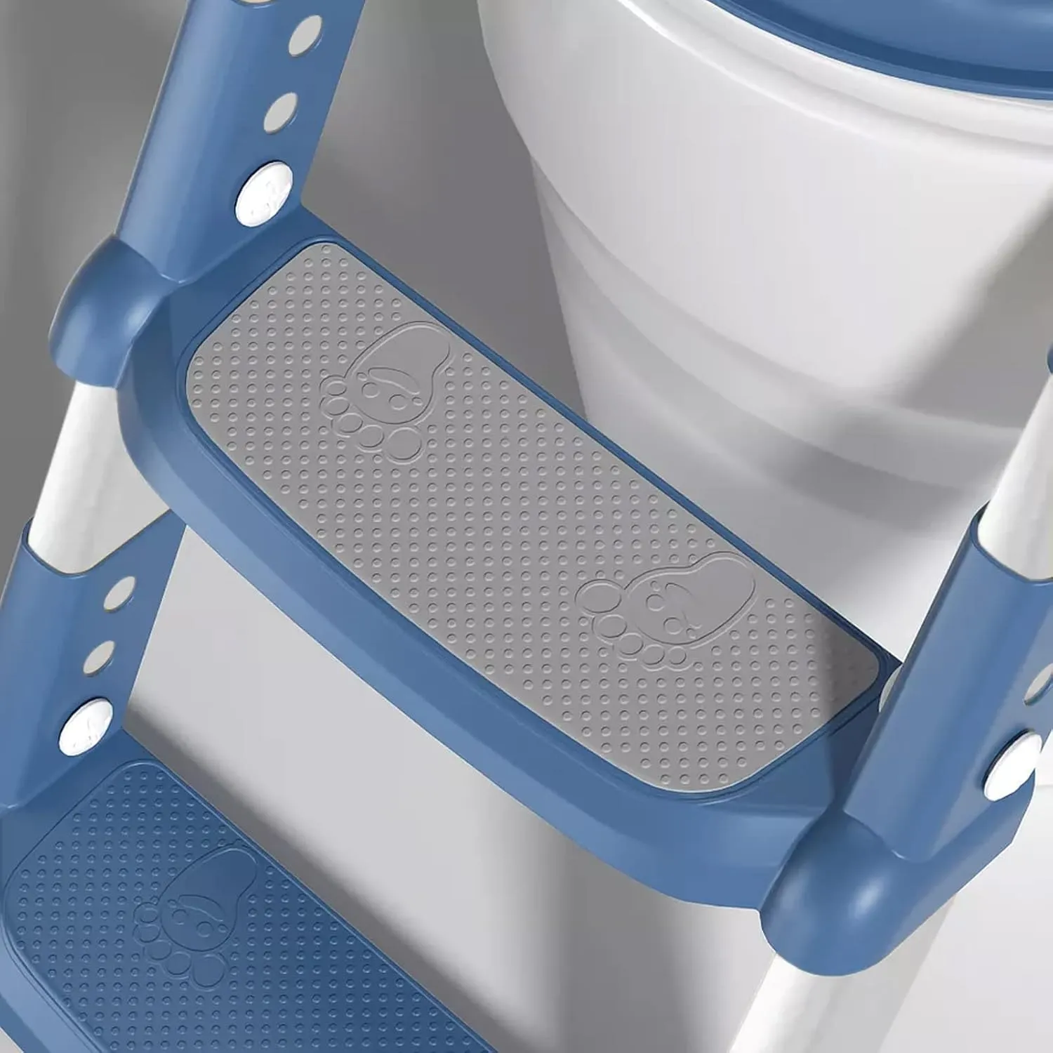 Potty Training Seat with Step Stool Ladder,Potty Training Toilet for Kids Boys Girls,Comfortable Built in Non-Slip Steps Soft Pad