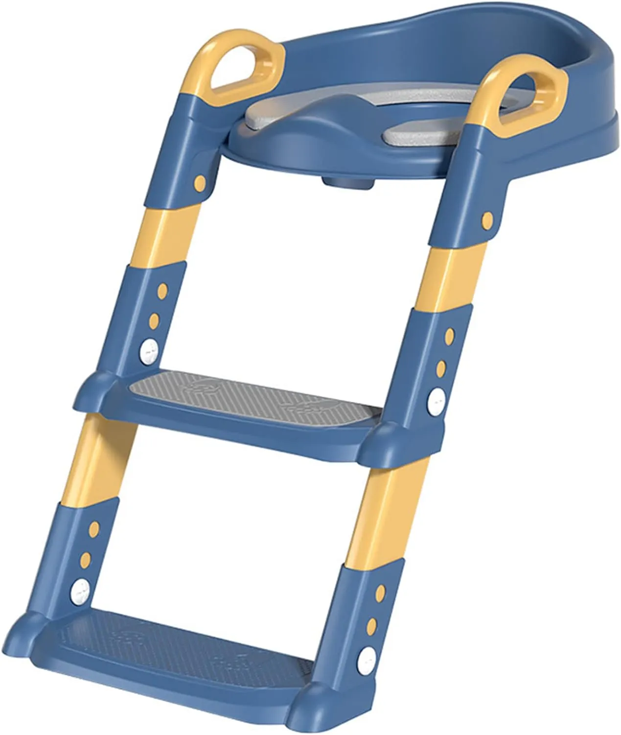 Potty Training Seat with Step Stool Ladder,Potty Training Toilet for Kids Boys Girls,Comfortable Built in Non-Slip Steps Soft Pad