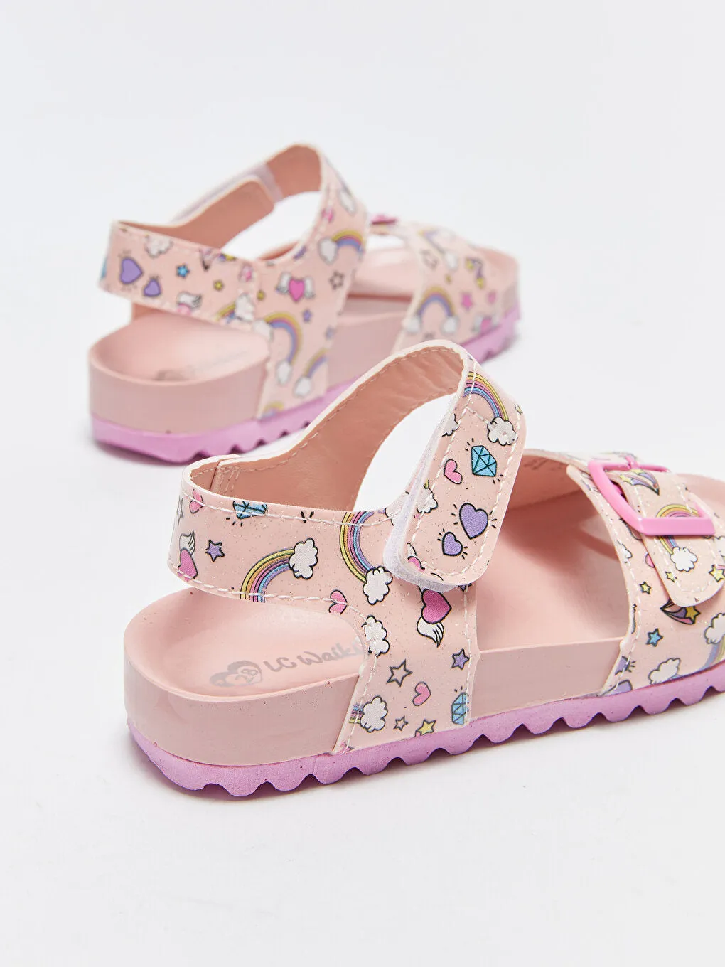 Printed Velcro Girls Sandals