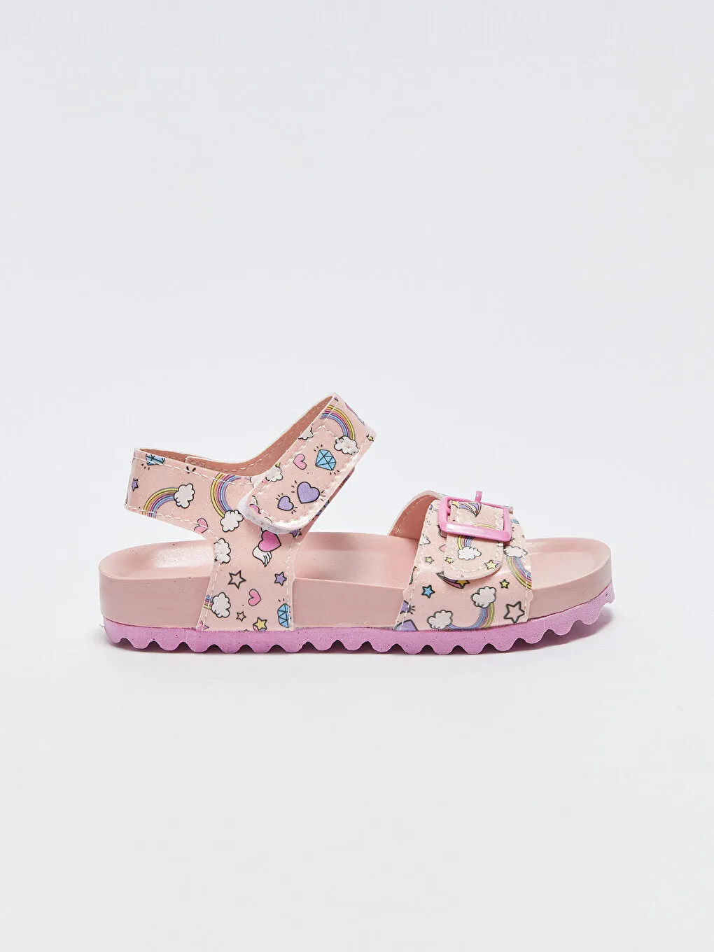Printed Velcro Girls Sandals