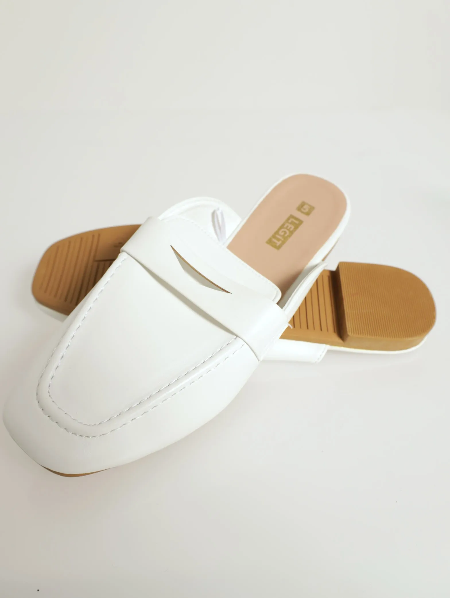 Push In Loafer With Penny Mock Strap