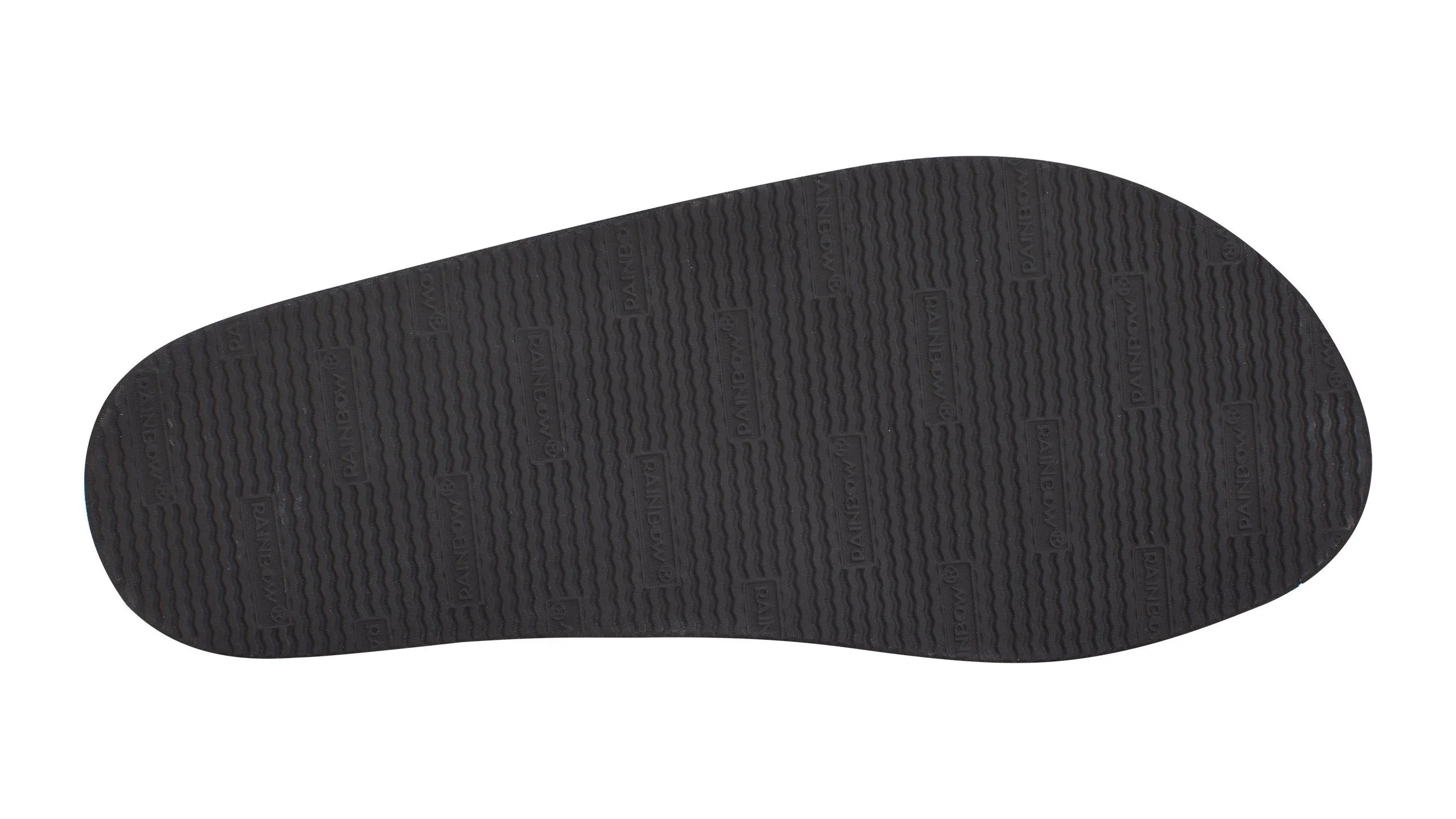 Rainbow Single Layer Leather Sandal-Premier Black