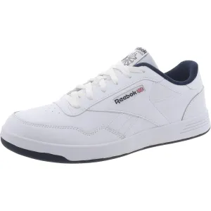 Reebok Mens Faux Leather Trainer Running & Training Shoes 8.5 X-Wide Women/7 X-Wide Men White/Vector Navy