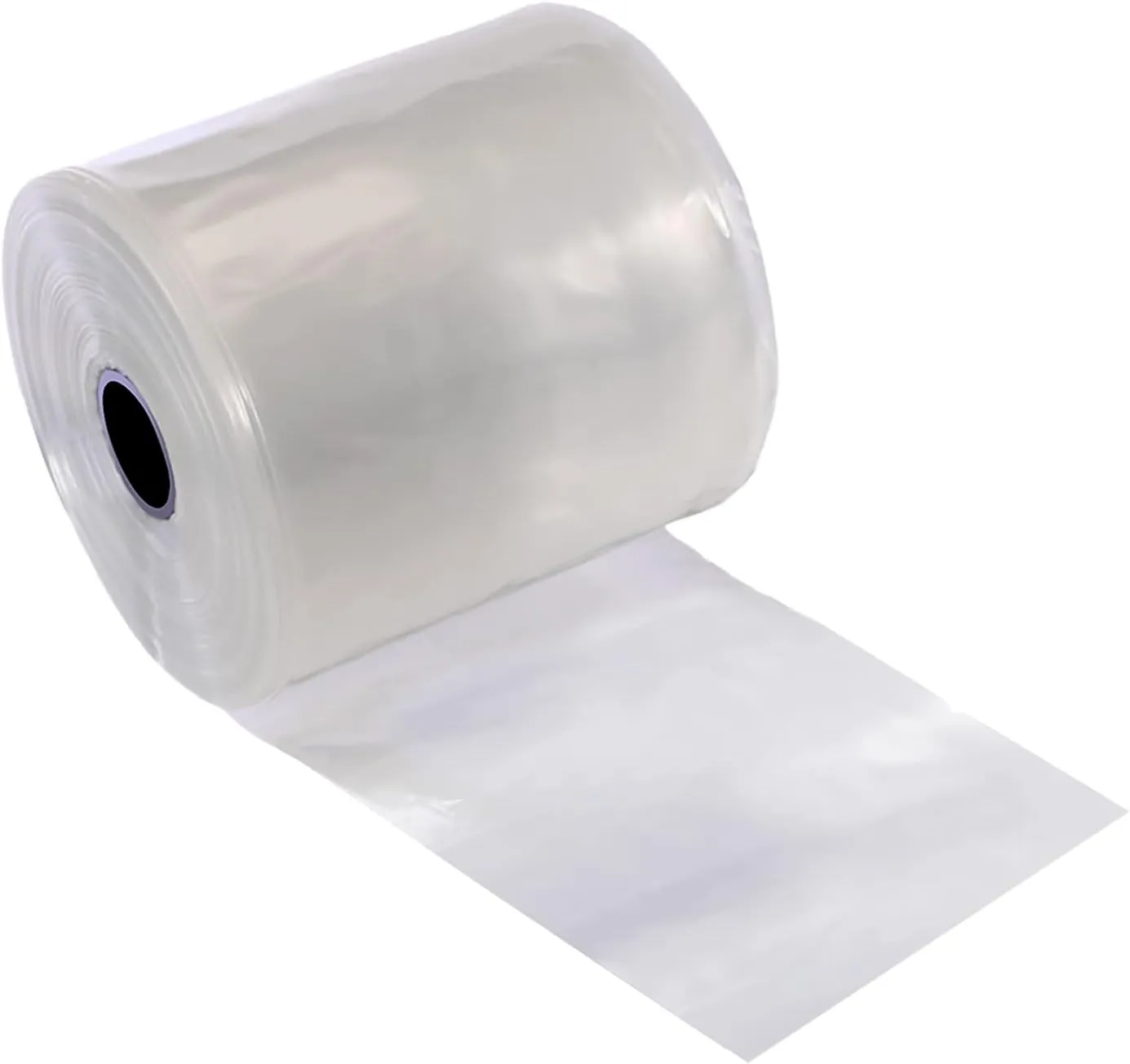 Resilia Lay Flat Poly Tubing - Food-Grade Polyethylene, Custom Poly Bag Packaging Solution, 7 Inches x 500 Feet, 4-Mil Thickness, 1 Roll