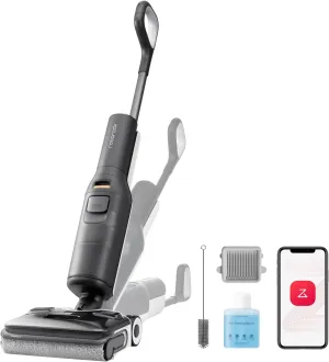 roborock F25 ACE Wet Dry Vacuum Cleaner, Cordless Vacuum Mop All in One for Hard Floor, 20000Pa Hardwood Floor Cleaner with Zero Tangle, 194°F Hot Air Flash Drying Electric Mop, 180° Lie Flat, WiFi