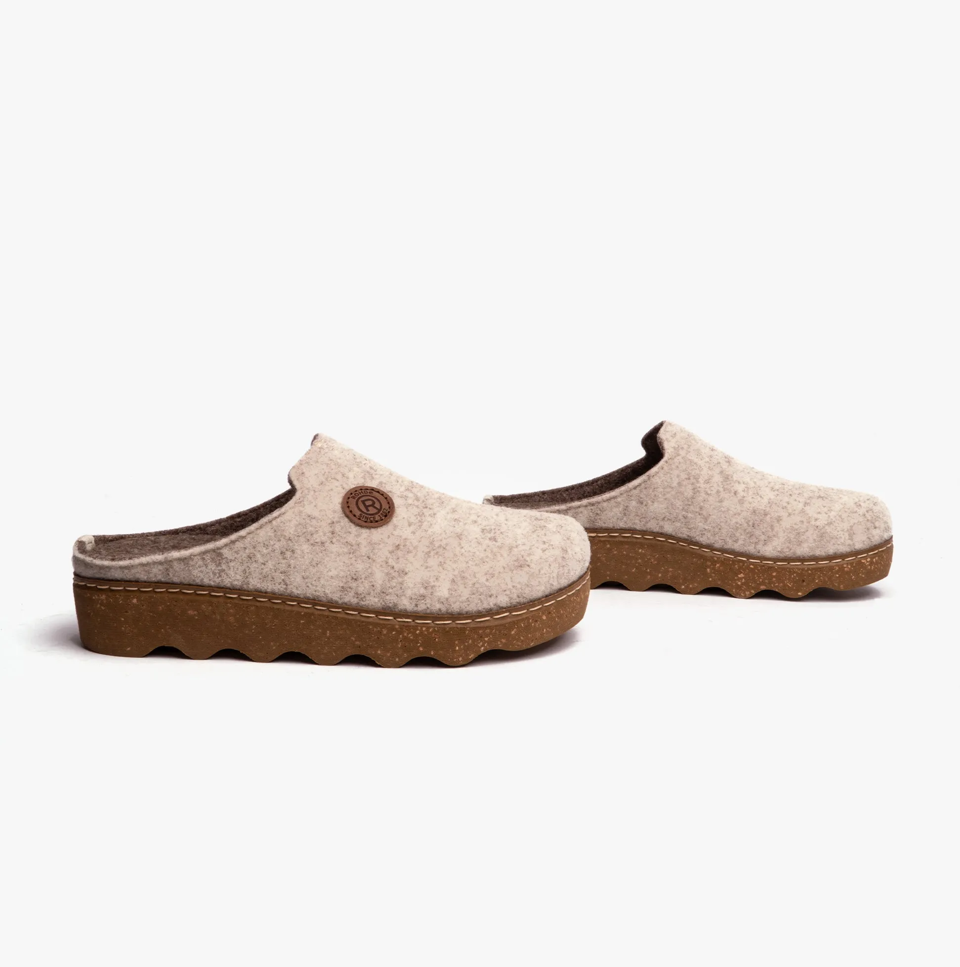 Rohde 6120-13 Womens Mule Slippers Silk