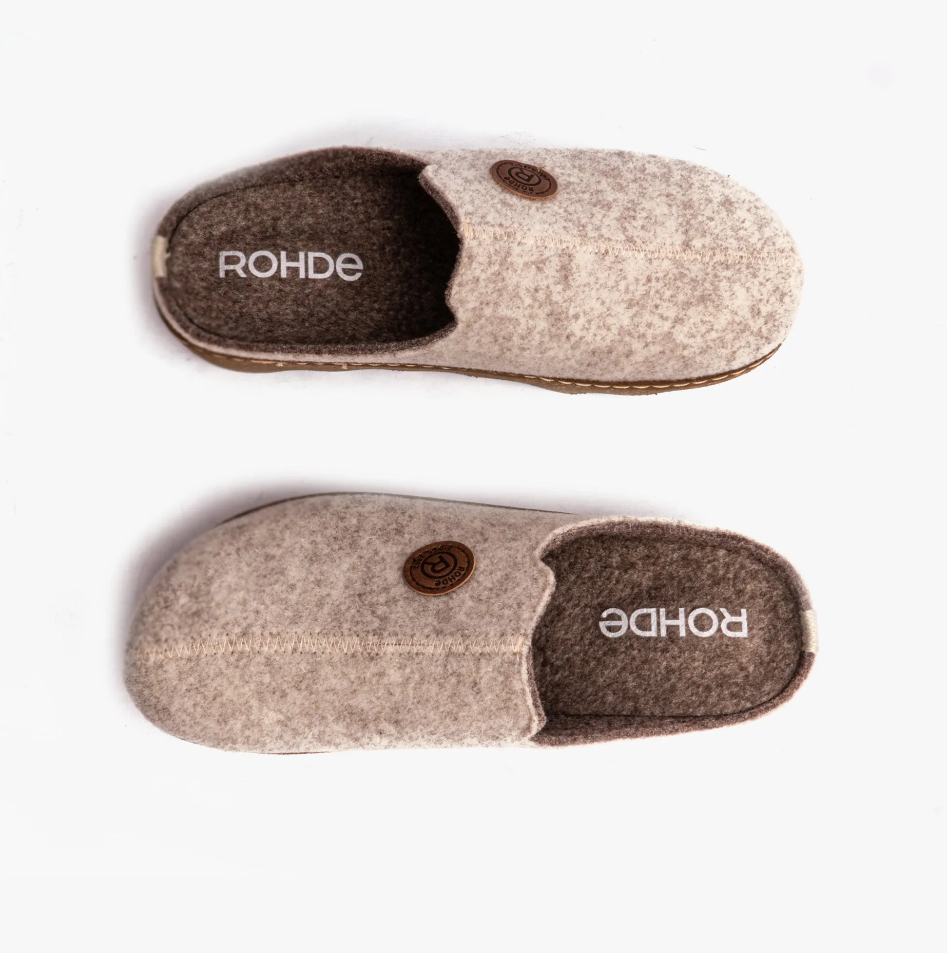 Rohde 6120-13 Womens Mule Slippers Silk