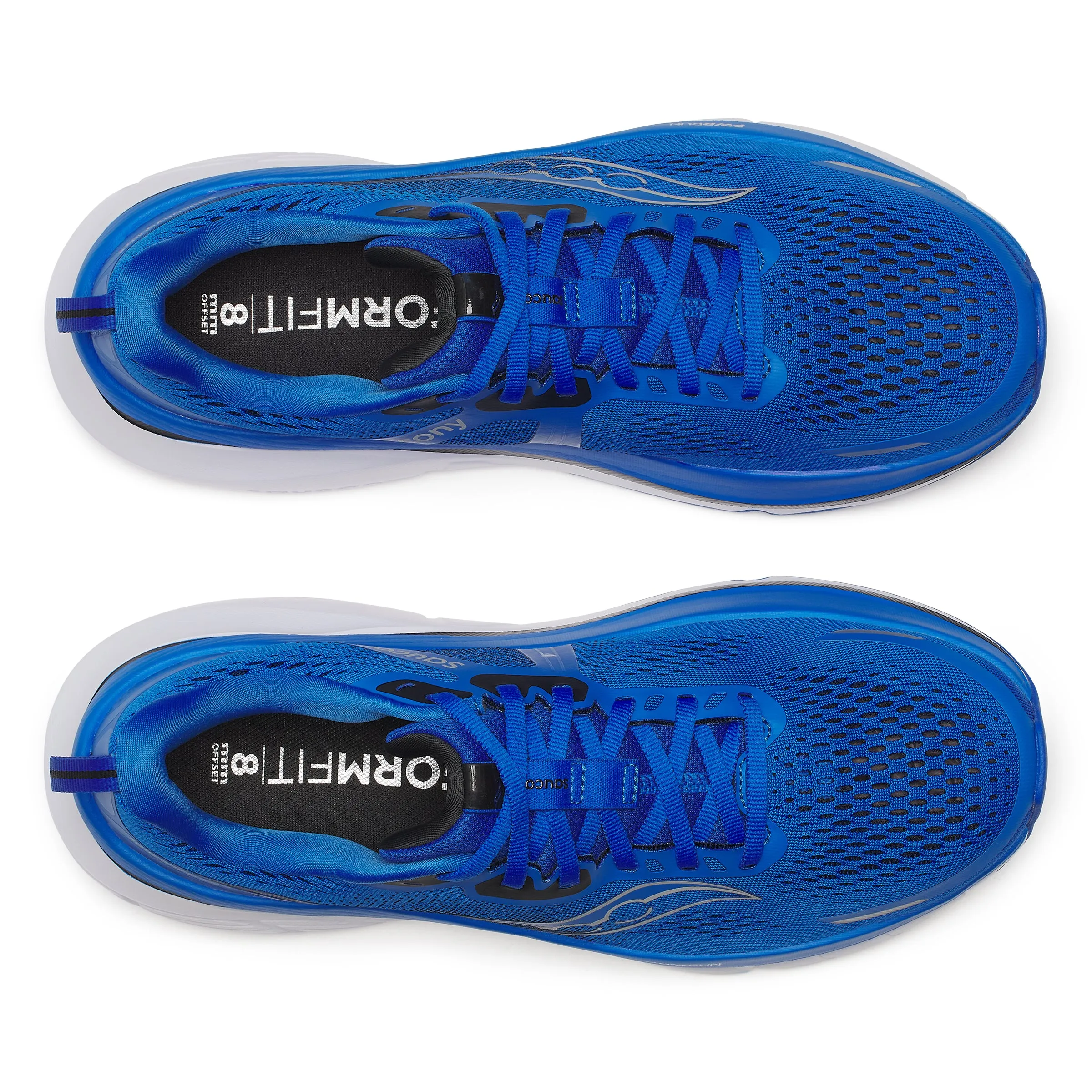 Saucony Guide 18(Wide)- Men's Lace Trainer in Black/White (Copy)