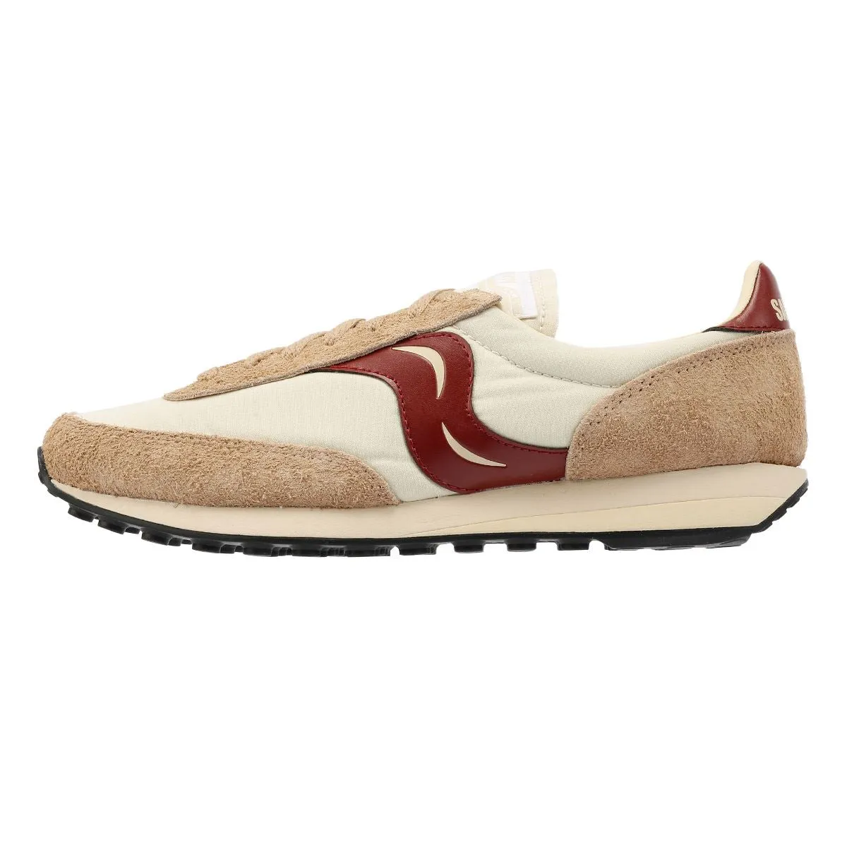 Saucony Trainer 80 Original Beige/Burgundy Trainers