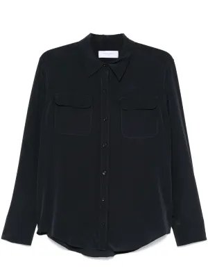 Signature Slim-fit Silk Shirt