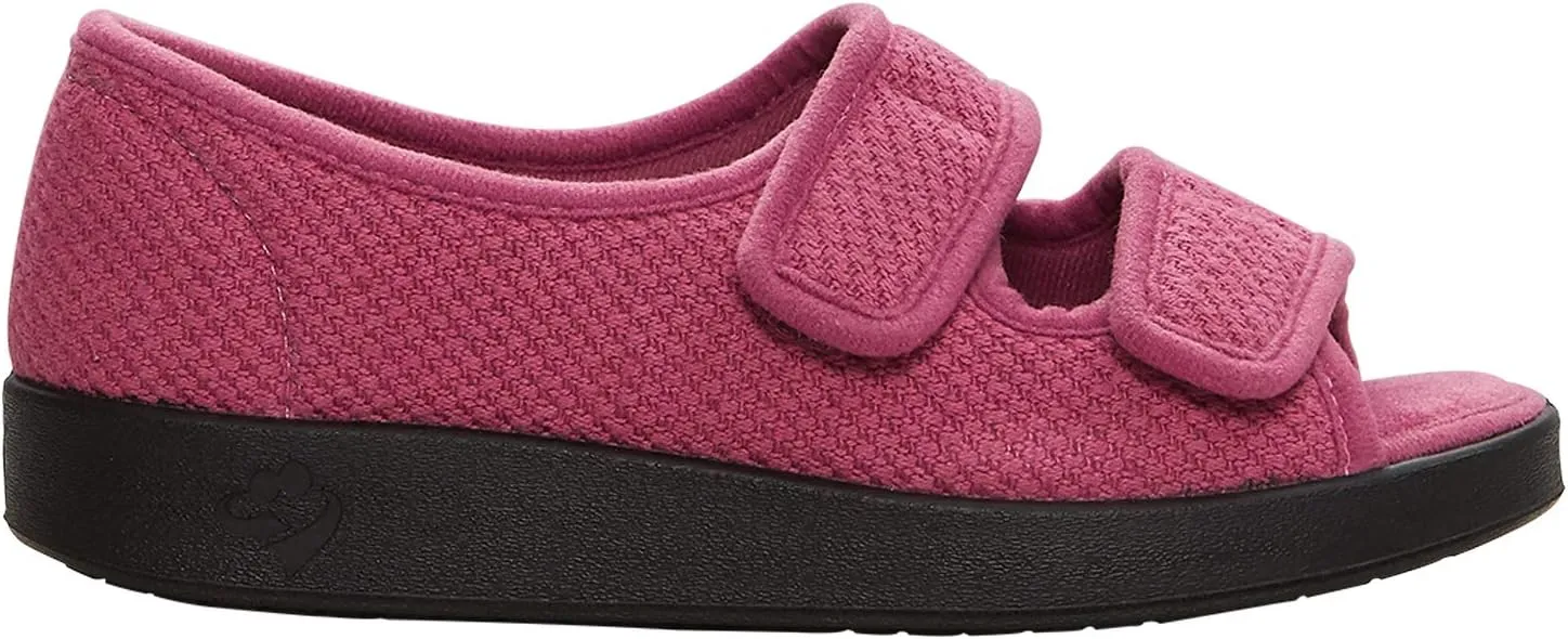 Silverts Diabetic Sandals for Women | Extra-Wide Non-Slip Comfortable Slippers for Elderly, Swelling, Sensitive Feet