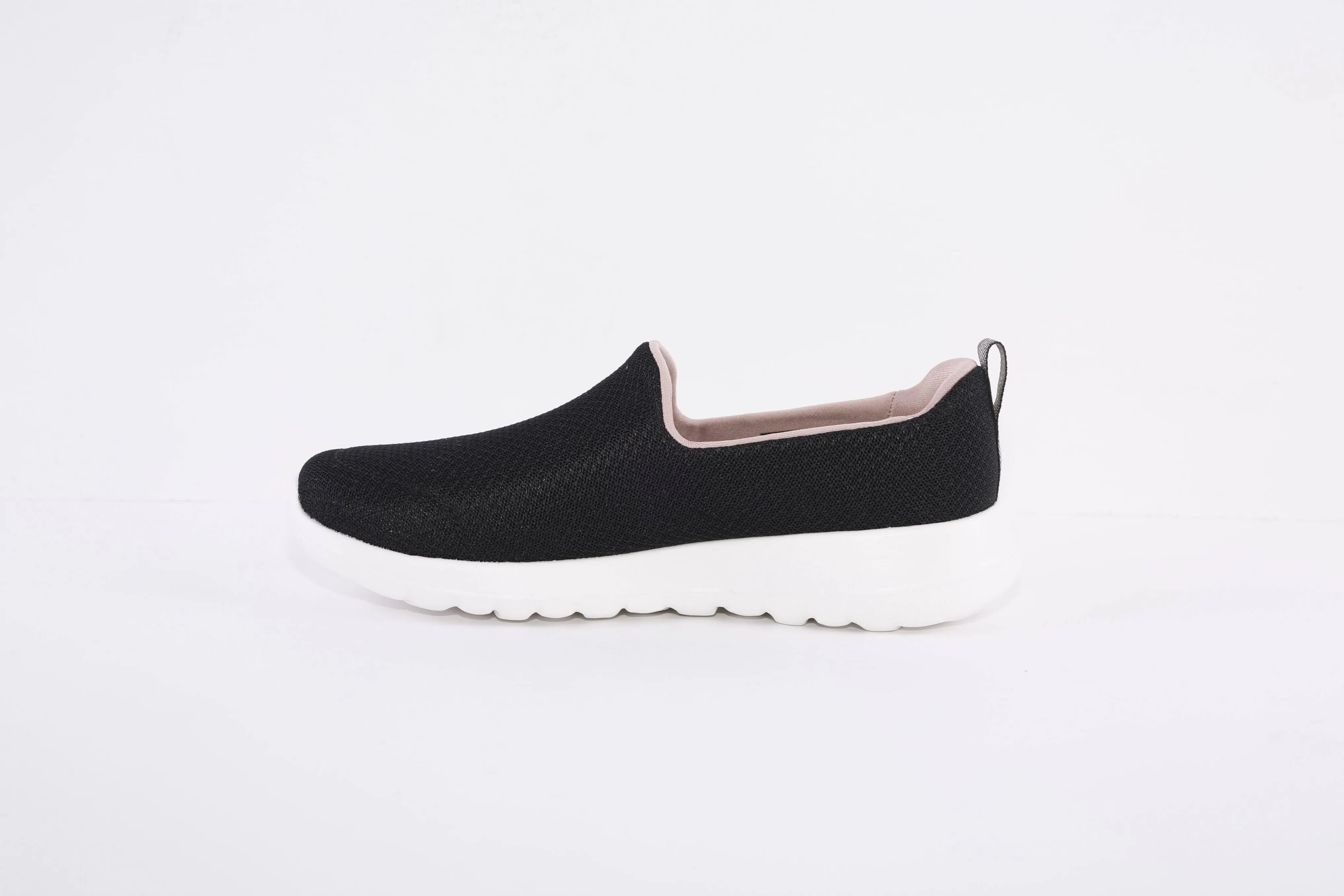 SKECHERS- 124704 GO WALK JOY-DANIL SLIP-ON TRAINER - BLACK/PINK