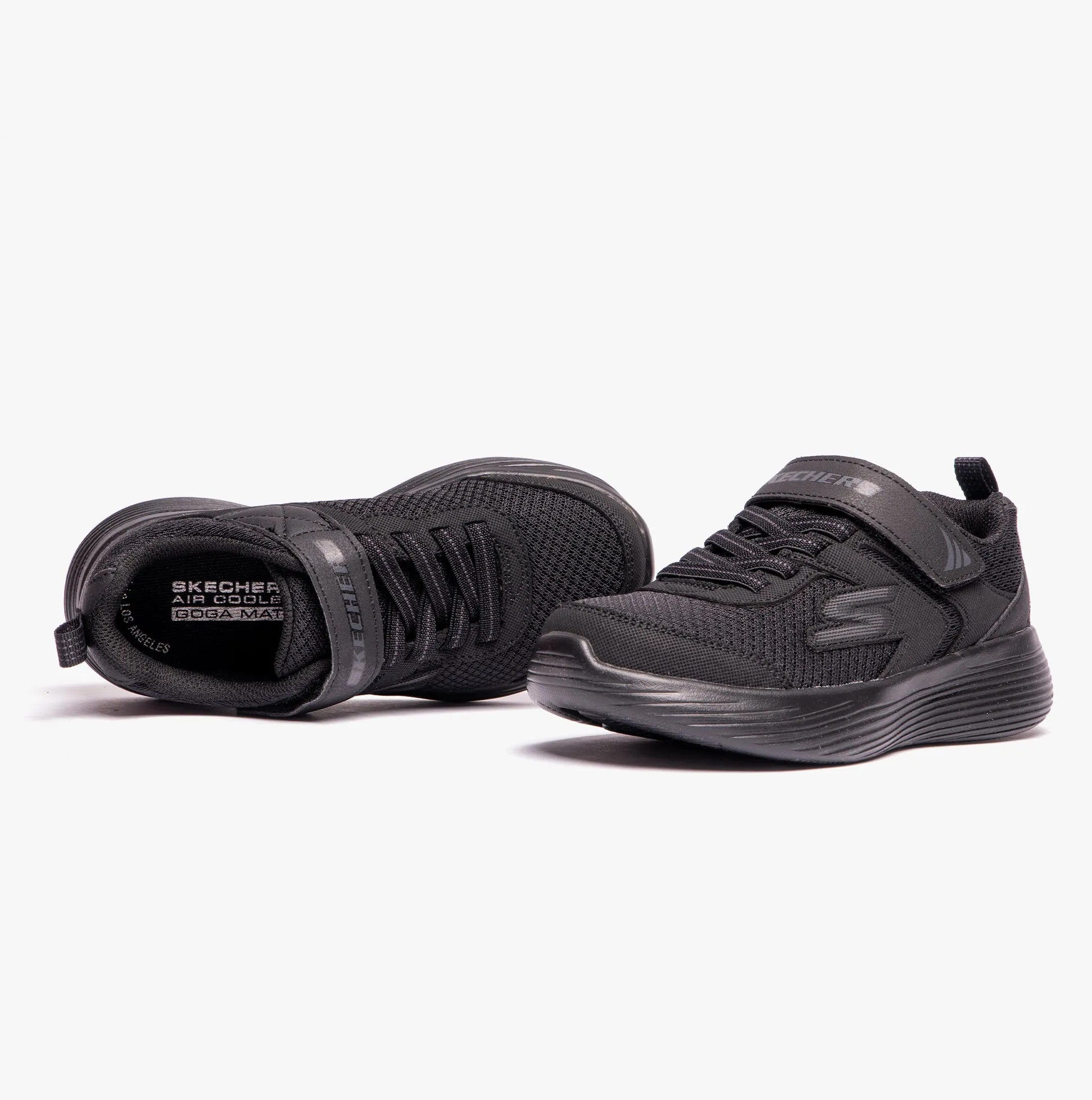 Skechers 405102L/BBK GO RUN 400 School Trainers Black