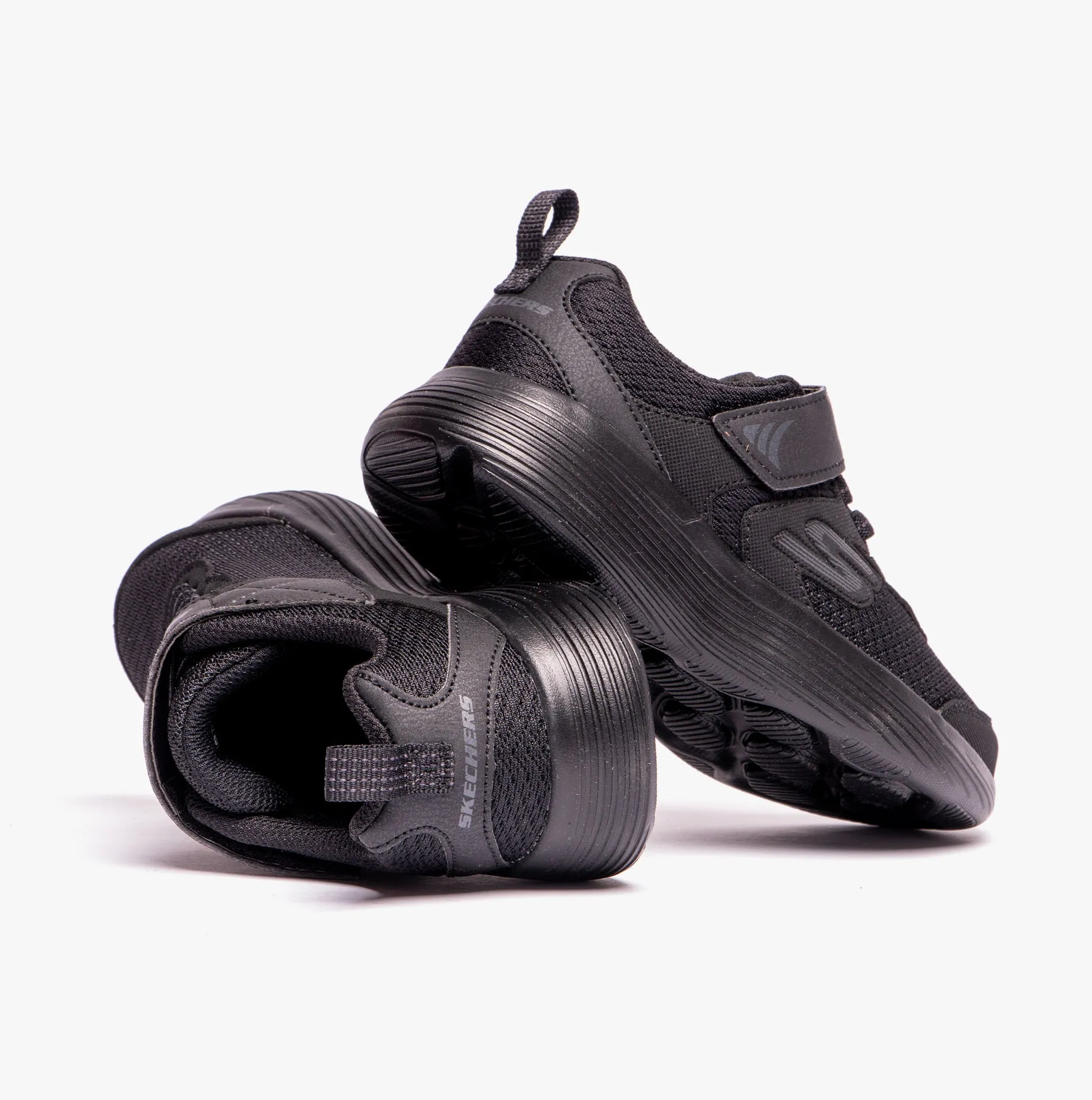 Skechers 405102L/BBK GO RUN 400 School Trainers Black