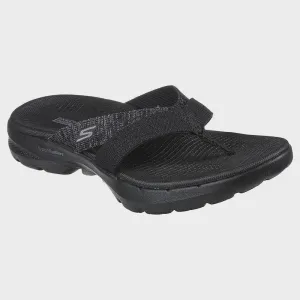 SKECHERS GO WALK 6 SANDAL - POISE - 141010 - BKGY