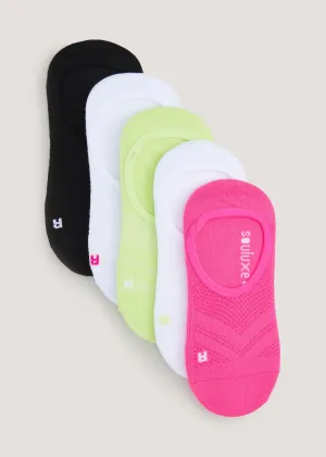 Souluxe 5 Pack Invisible Trainer Socks