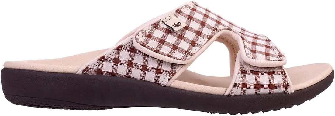 Spenco Women's Kholo Checkered Slide Sandal
