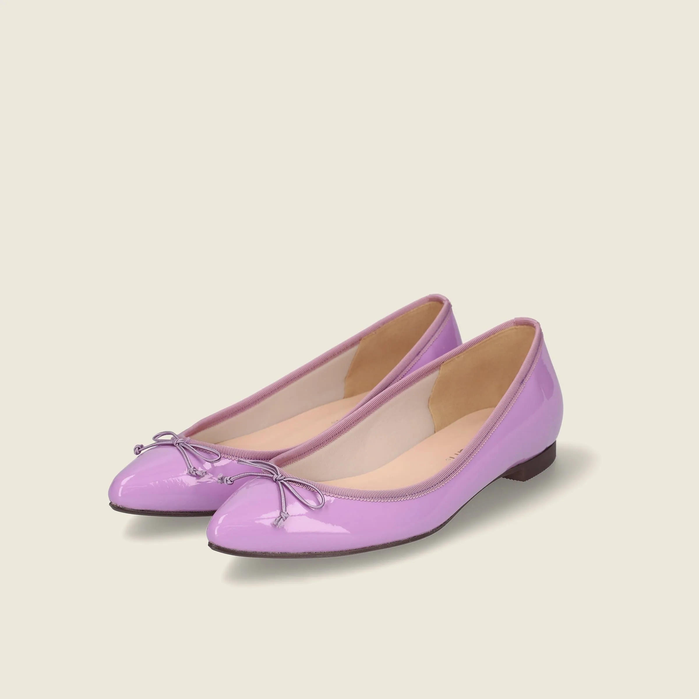 SSBI: Pointed Toe Flat Ballet Shoes (1333) L Purple E
