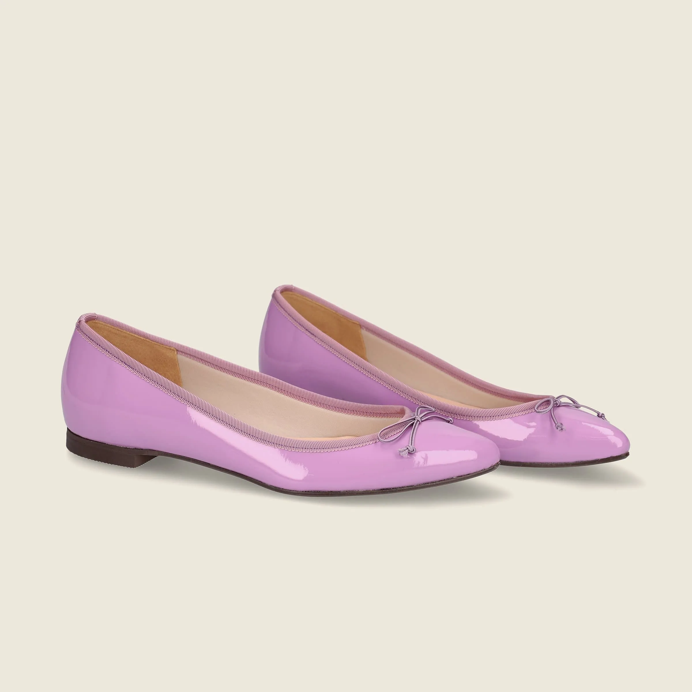SSBI: Pointed Toe Flat Ballet Shoes (1333) L Purple E
