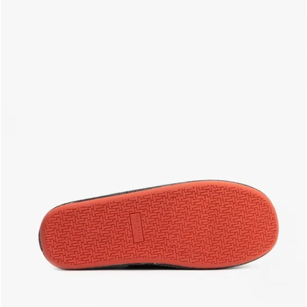 Ted Baker SIMONN Mens Felt Mule Slippers Dark Grey