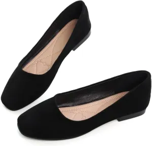 TN TANGNEST Slduv7 Women's Fashion Ballet Flats Pointed Comfortable Slip on Flat Dress Shoes