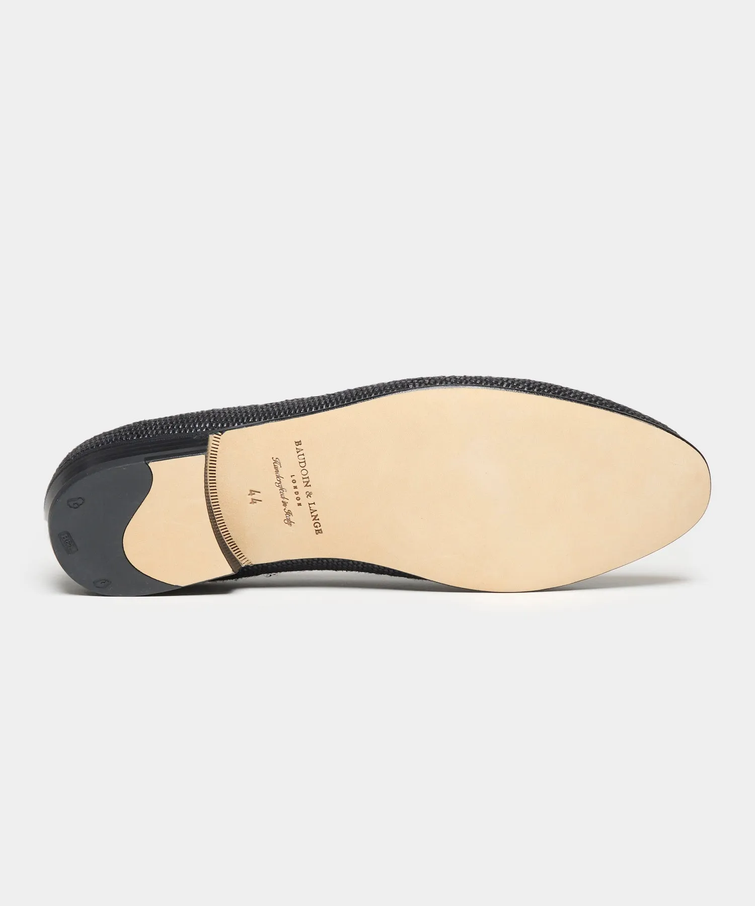 Todd Snyder x Baudoin & Lange Raffia Sagan Loafer