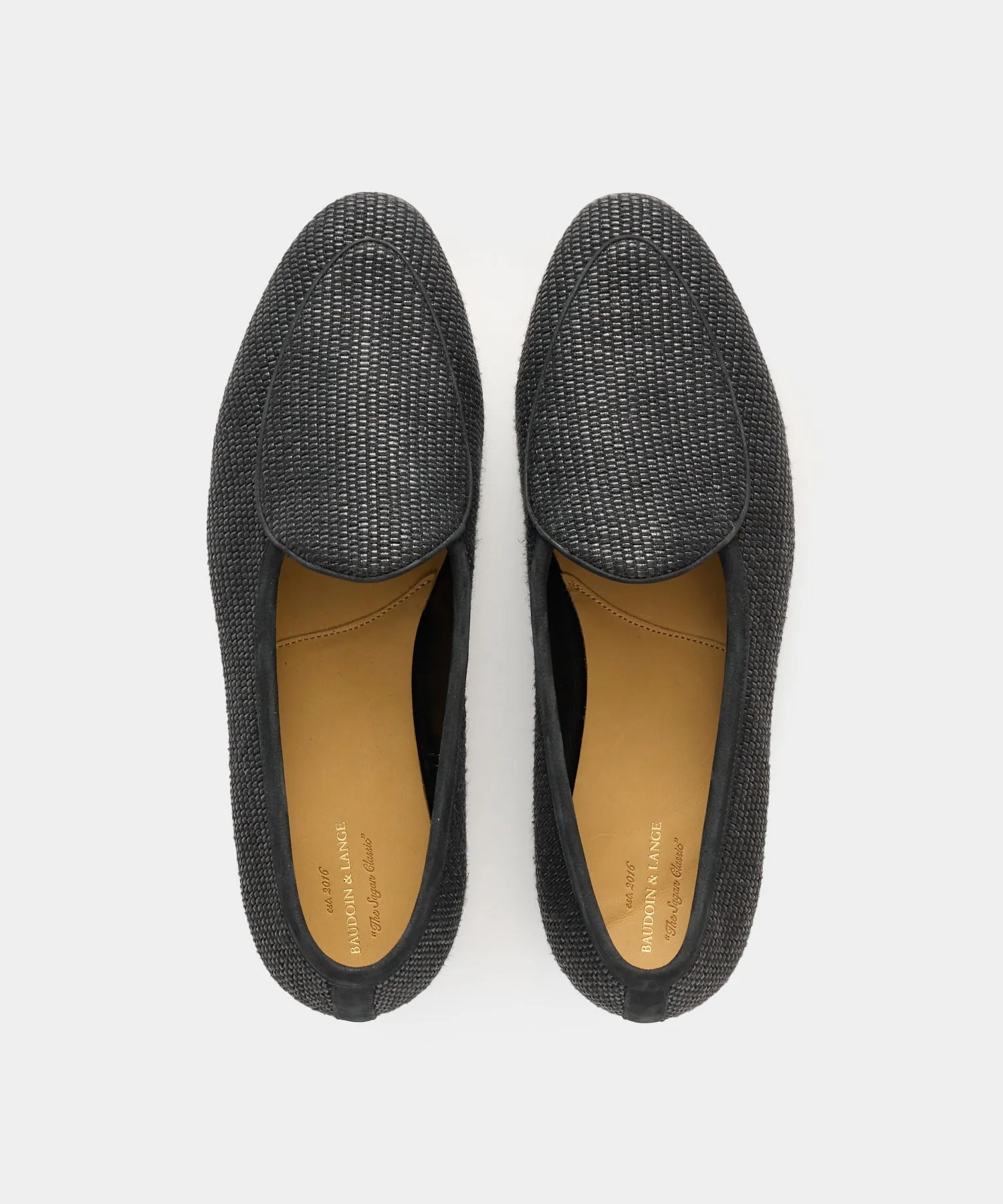 Todd Snyder x Baudoin & Lange Raffia Sagan Loafer