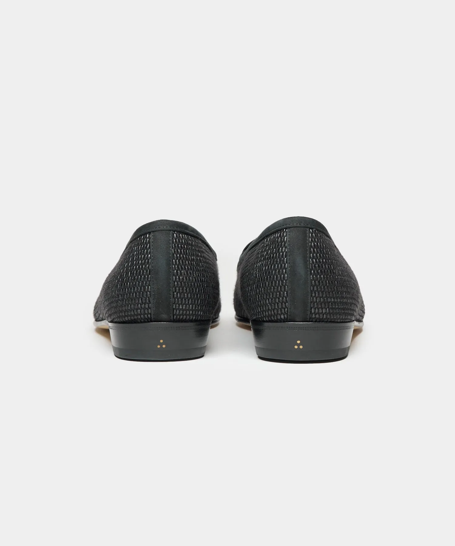 Todd Snyder x Baudoin & Lange Raffia Sagan Loafer