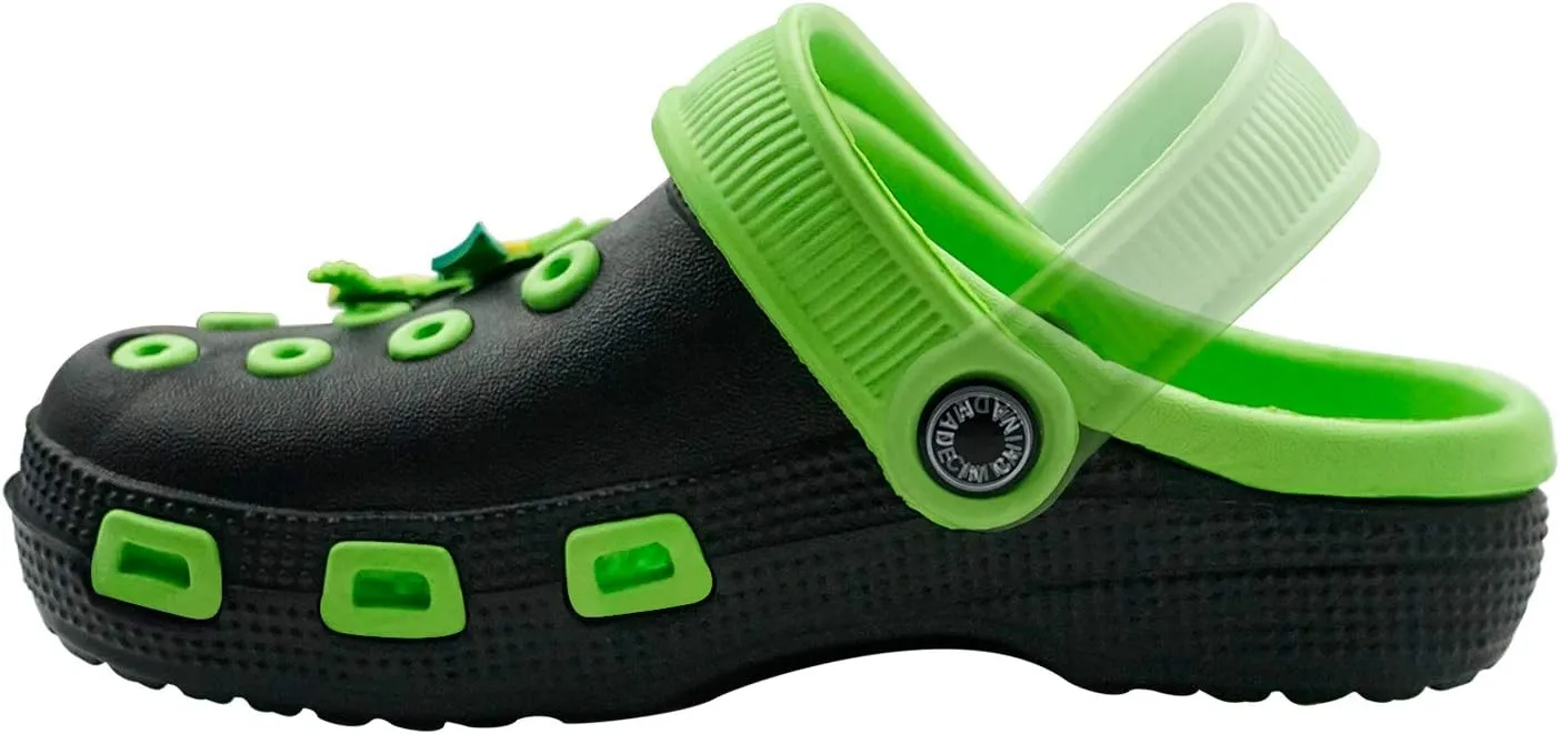 Toddler Little Kids Clogs Slippers Sandals, Non-Slip Girls Boys Clogs Slide Lightweight Garden Shoes Slip-on Beach Pool Shower Slippers