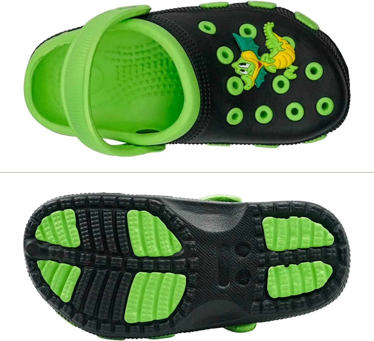Toddler Little Kids Clogs Slippers Sandals, Non-Slip Girls Boys Clogs Slide Lightweight Garden Shoes Slip-on Beach Pool Shower Slippers