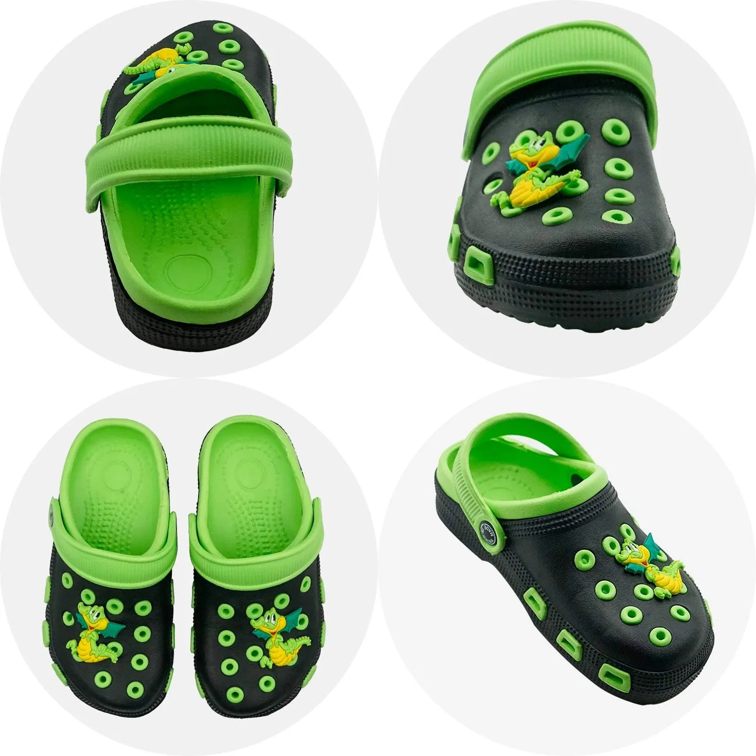Toddler Little Kids Clogs Slippers Sandals, Non-Slip Girls Boys Clogs Slide Lightweight Garden Shoes Slip-on Beach Pool Shower Slippers