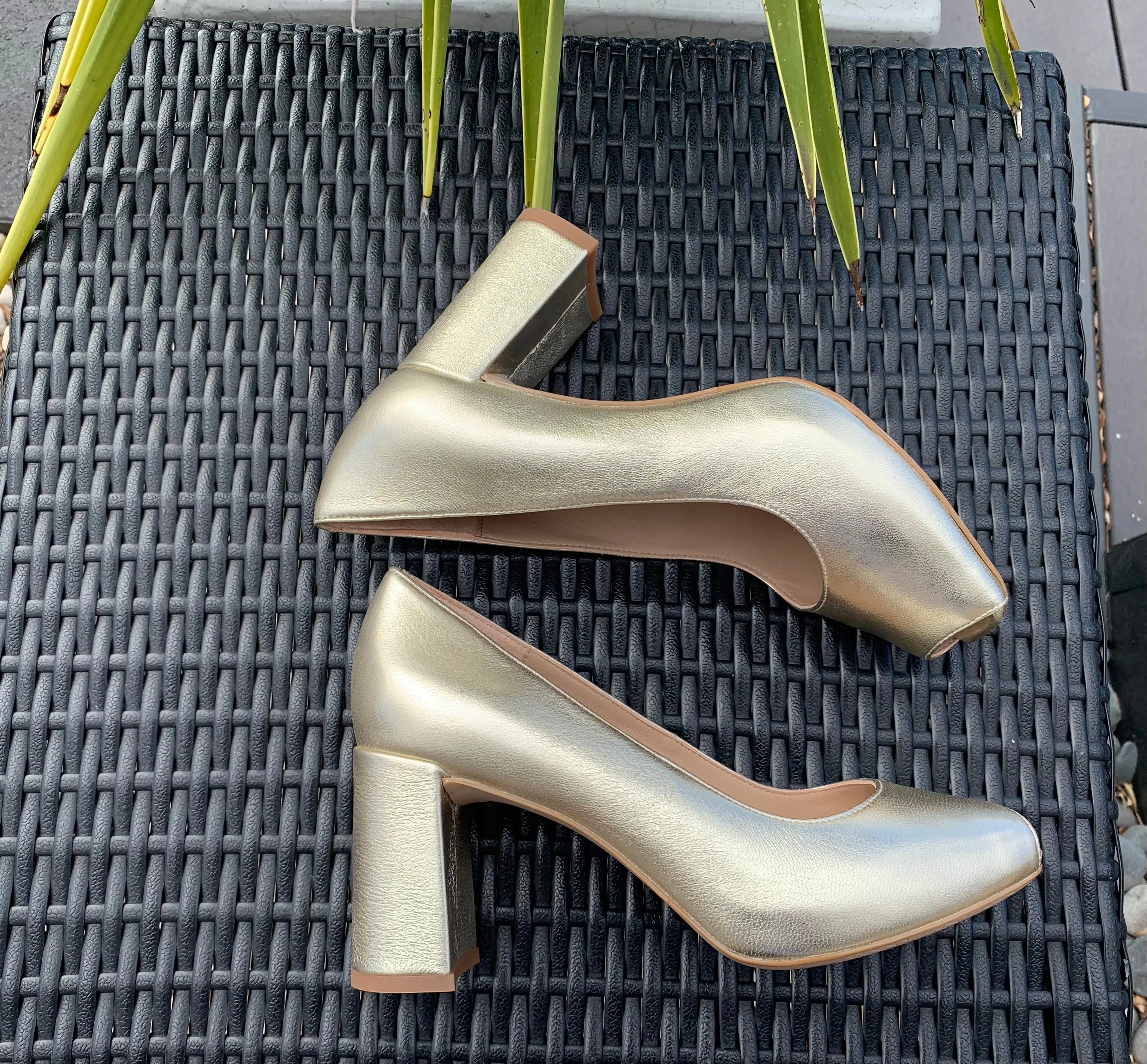 Unisa Light Metal Heel Nedra Lmt Platino