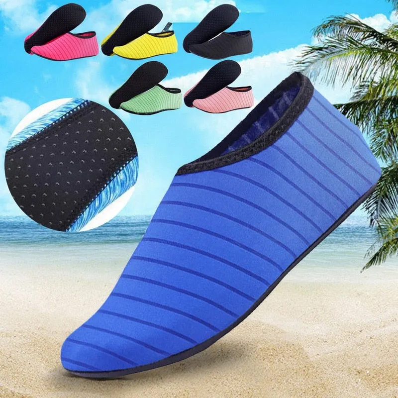 Unisex Water Non-Slip Sneaker Shoes Swimming Diving Socks Summer Aqua Beach Sandal Flat Shoe Seaside Socks Slipper For Men Women