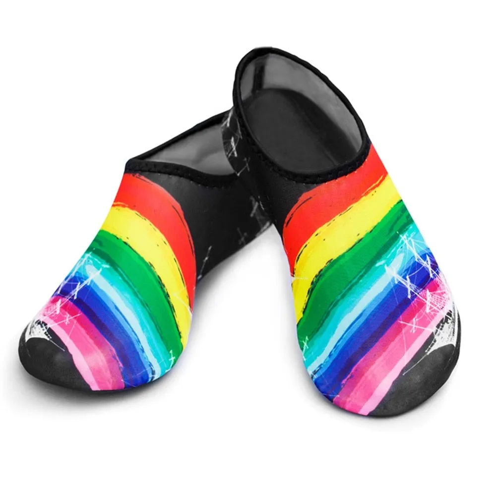 Unisex Water Shoes Swimming Diving Socks Summer Aqua Beach Sandal Flat Shoe Seaside Non-Slip Sneaker Socks Slipper for Women Men