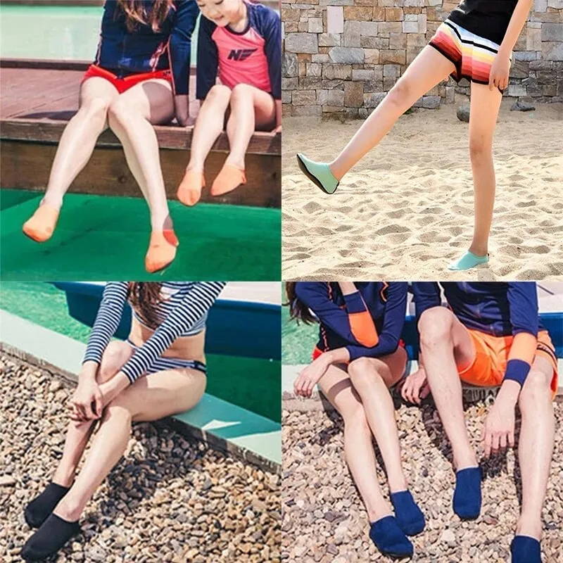 Unisex Water Shoes Swimming Diving Socks Summer Aqua Beach Sandal Flat Shoe Seaside Non-Slip Sneaker Socks Slipper for Women Men
