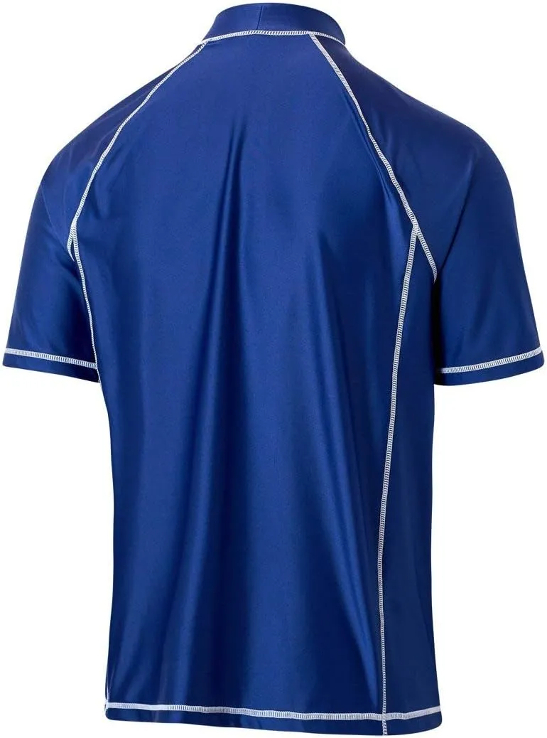 UV SKINZ UPF 50  Mens Short Sleeve Active Sun & Swim Shirt