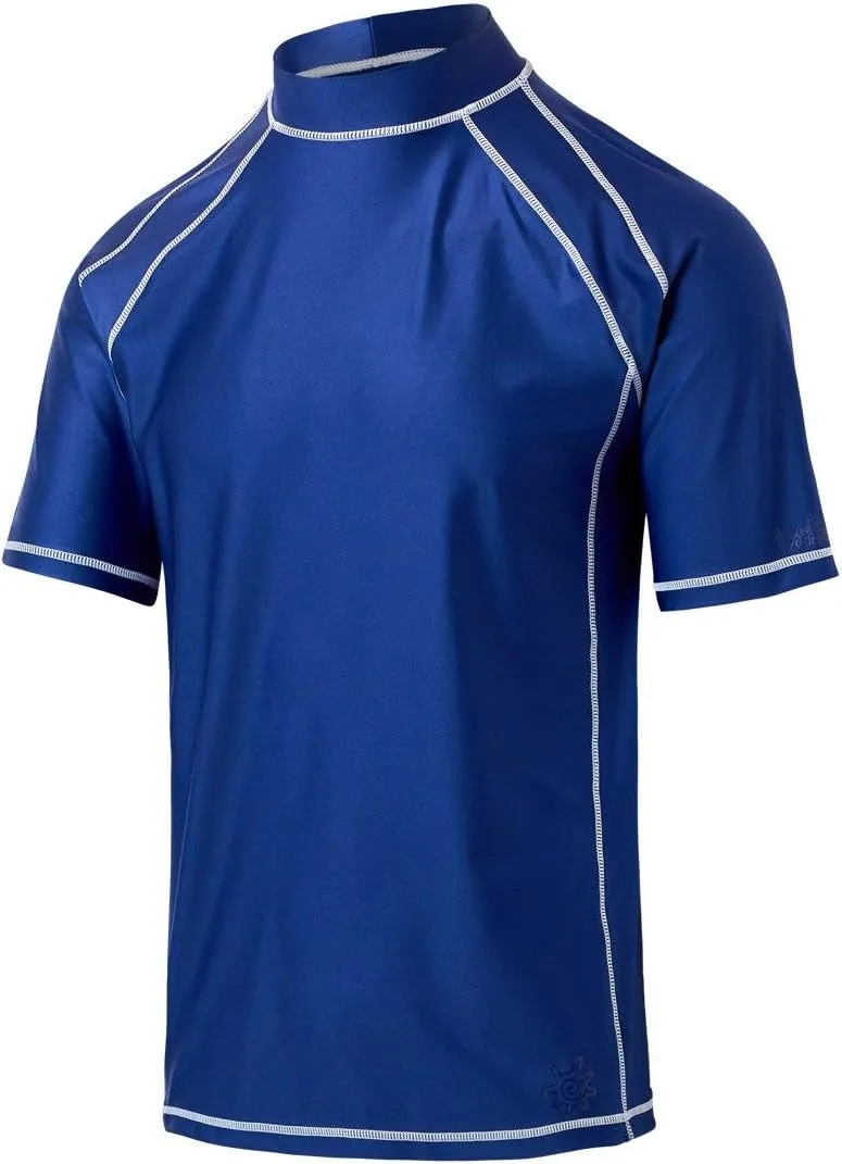 UV SKINZ UPF 50  Mens Short Sleeve Active Sun & Swim Shirt