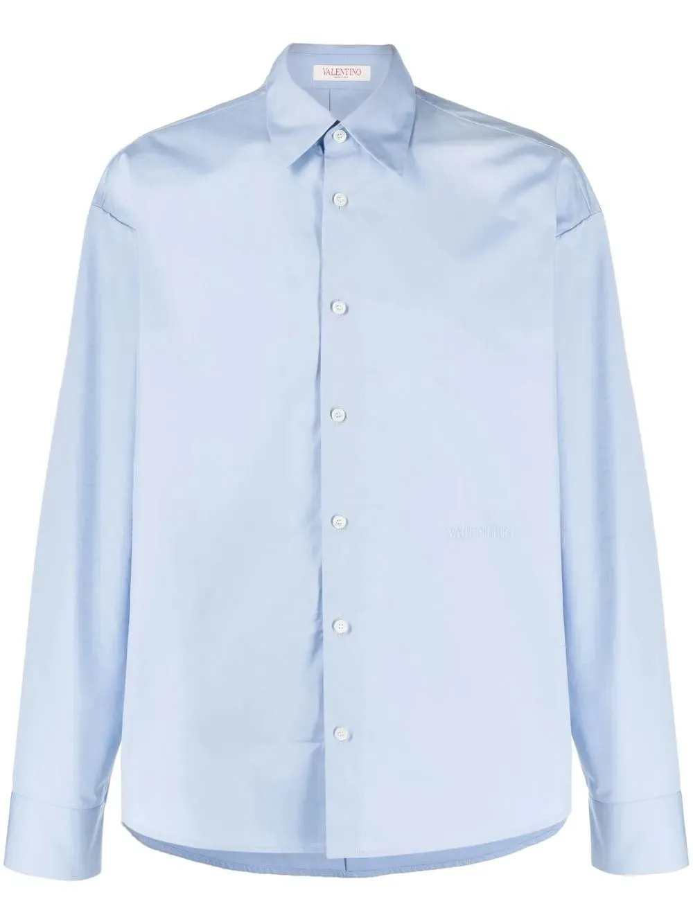 Valentino Long-Sleeve Cotton Shirt