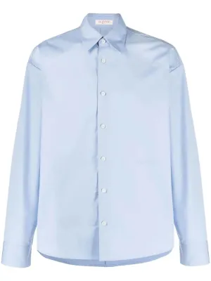 Valentino Long-Sleeve Cotton Shirt
